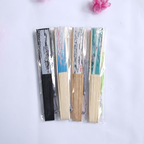 Traditional Chinese Women's Folding Bamboo Silk Fan