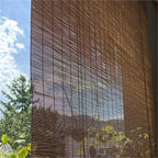 Outdoor Mildew-Resistant Bamboo Roller Blinds