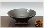 Japanese Traditional Ramen Bowl - Vintage Black Sakura Design