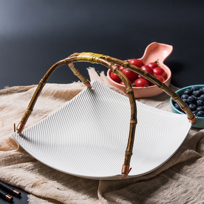 Japanese Ceramic Modern Plate - Fruit Bowl