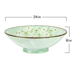 Sakura Blossom Underglaze Rice Bowl