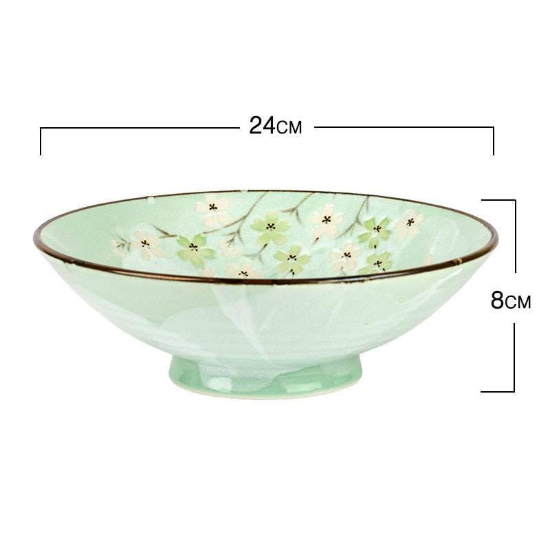 Sakura Blossom Underglaze Rice Bowl