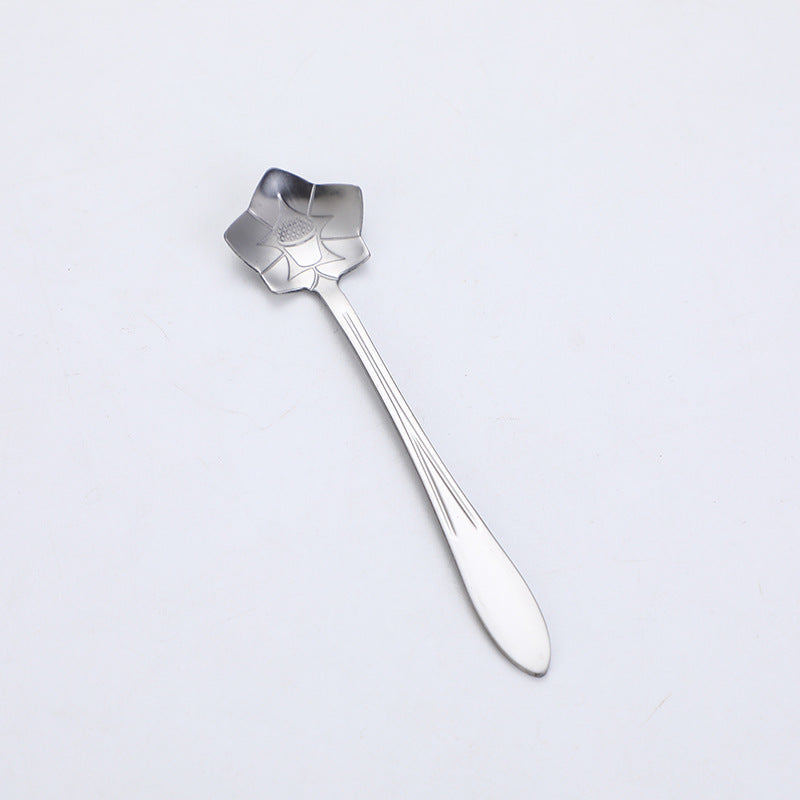 Cherry Blossom Design Stainless Steel Spoon - Flower Utensils - Flower Spoon