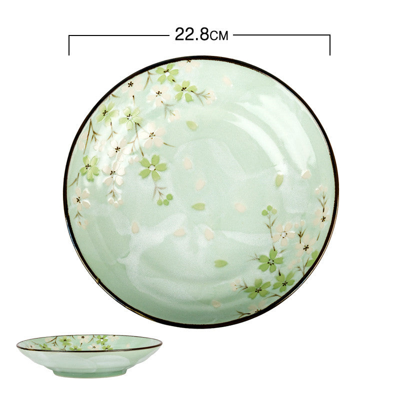 Sakura Blossom Underglaze Rice Bowl