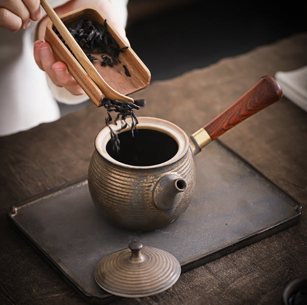 Japanese Tea Pot - Handmade Zen Hot Tea Kettle
