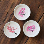 Hot & Cold Color Changing Dish - Japanese Sakura Cherry Blossom Tea Saucer