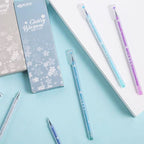 Wholesale Colorful Cherry Blossom Gel Pens (Macaron)