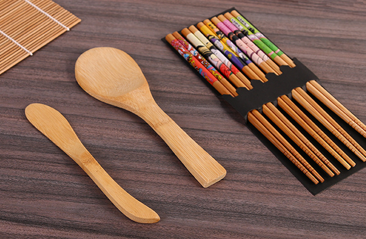 Sushi Tool Set for Japanese Roll and Rice Ball Making