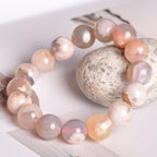 Cherry Blossom Agate Bracelet - Sakura Bracelet