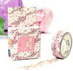 Washi Tape with Romantic Cherry Blossom Design for DIY