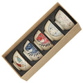 Hand-painted Japanese Underglaze Ceramic Ramen & Rice Bowl Set