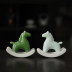 Japanese Tea Pet - Green Horse