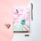 Japanese Cherry Blossom Colorful Sketchbook (Diary)