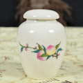 Japanese Tea Canister - Traditional Hand Painted Asian Storage Jar