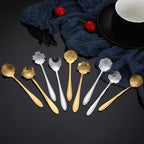 Cherry Blossom Design Stainless Steel Spoon - Flower Utensils - Flower Spoon