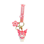Pink Cherry Blossom Sanrio Cinnamoroll Keychain Decor Hello Kitty Accessory Keychain