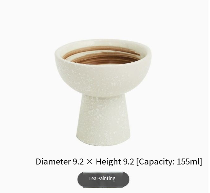 Japanese-style Ceramic Tall Bowl for Snacks