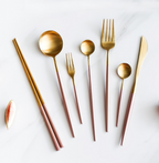 Pink Stainless Steel Cutlery Set