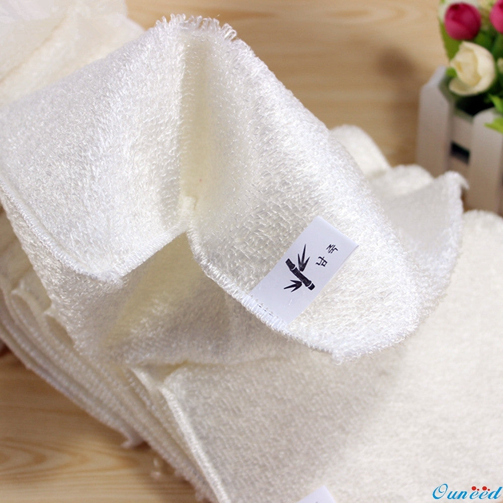 Bamboo Fiber Dishcloth, Double Layer Oil-Resistant