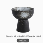 Japanese-style Ceramic Tall Bowl for Snacks