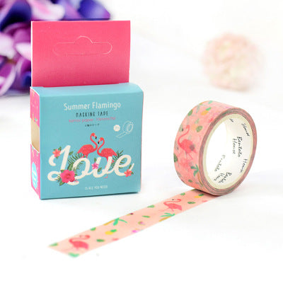 Washi Tape with Romantic Cherry Blossom Design for DIY