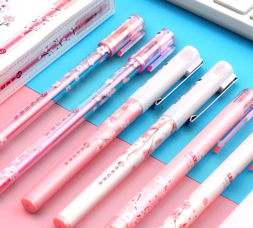 Pink Sakura Limited Edition Gel Pen - Cute Stationery